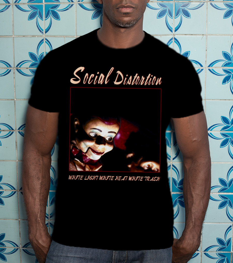 Social Distortion White Light White Heat White Trash T-Shirt