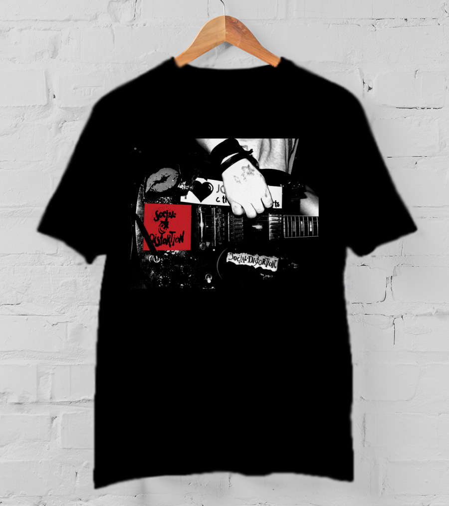 Social Distortion Guitar Image Artwork T-Shirt
