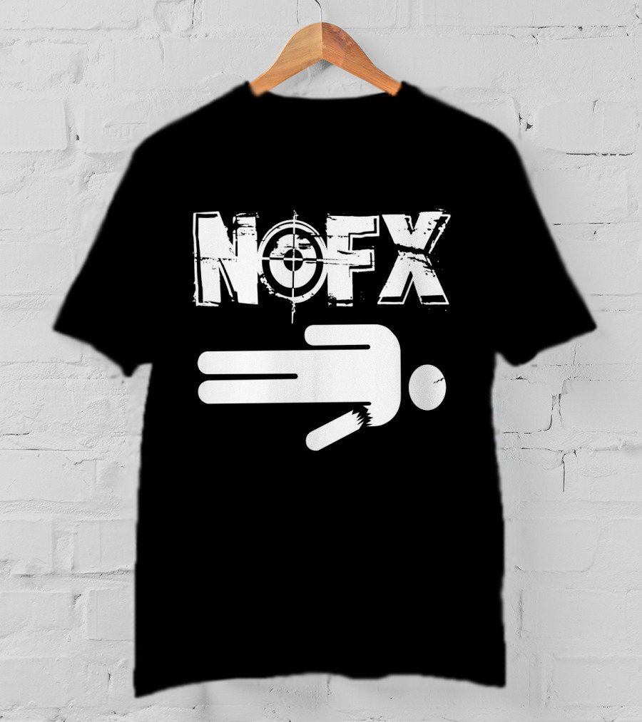 Nofx Target Logo Stick Figure T-Shirt