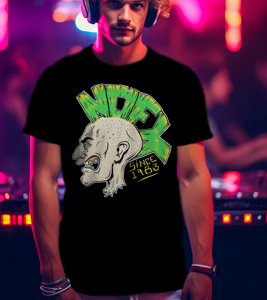 Nofx Since 1983 Punk Mohawk Character T-Shirt