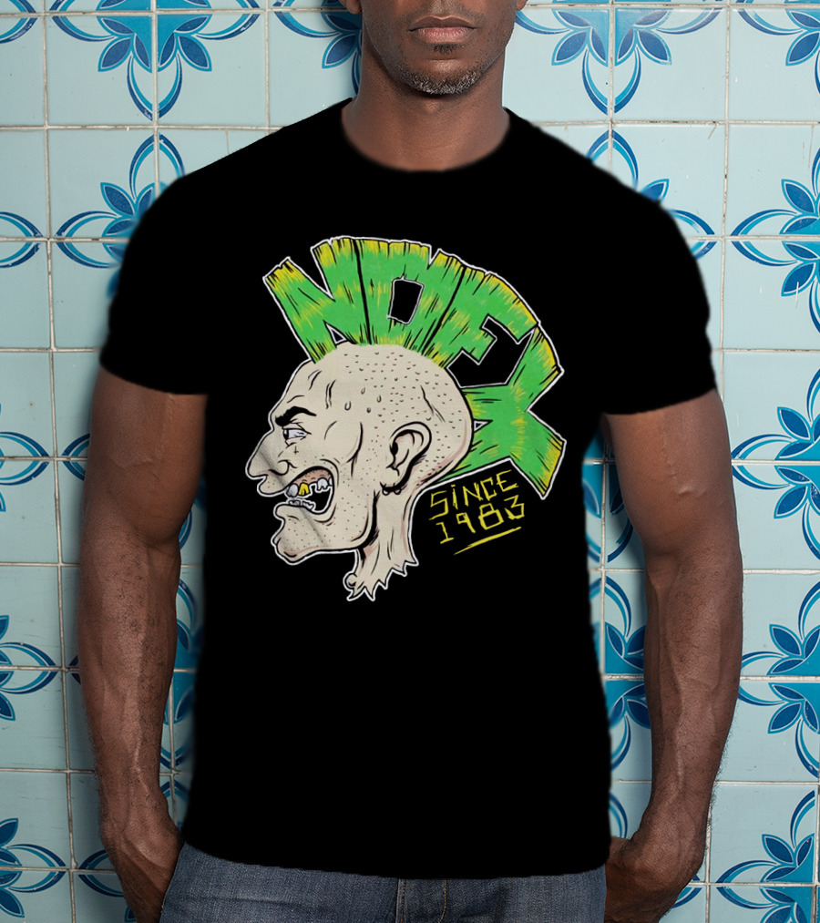 Nofx Since 1983 Punk Mohawk Character T-Shirt