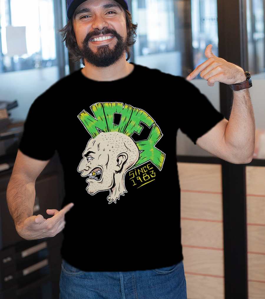 Nofx Since 1983 Punk Mohawk Character T-Shirt