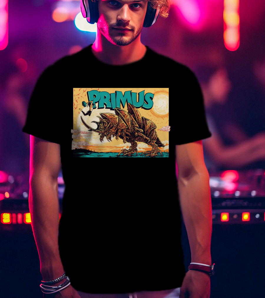 Primus Beetle Astronaut Sun T-Shirt