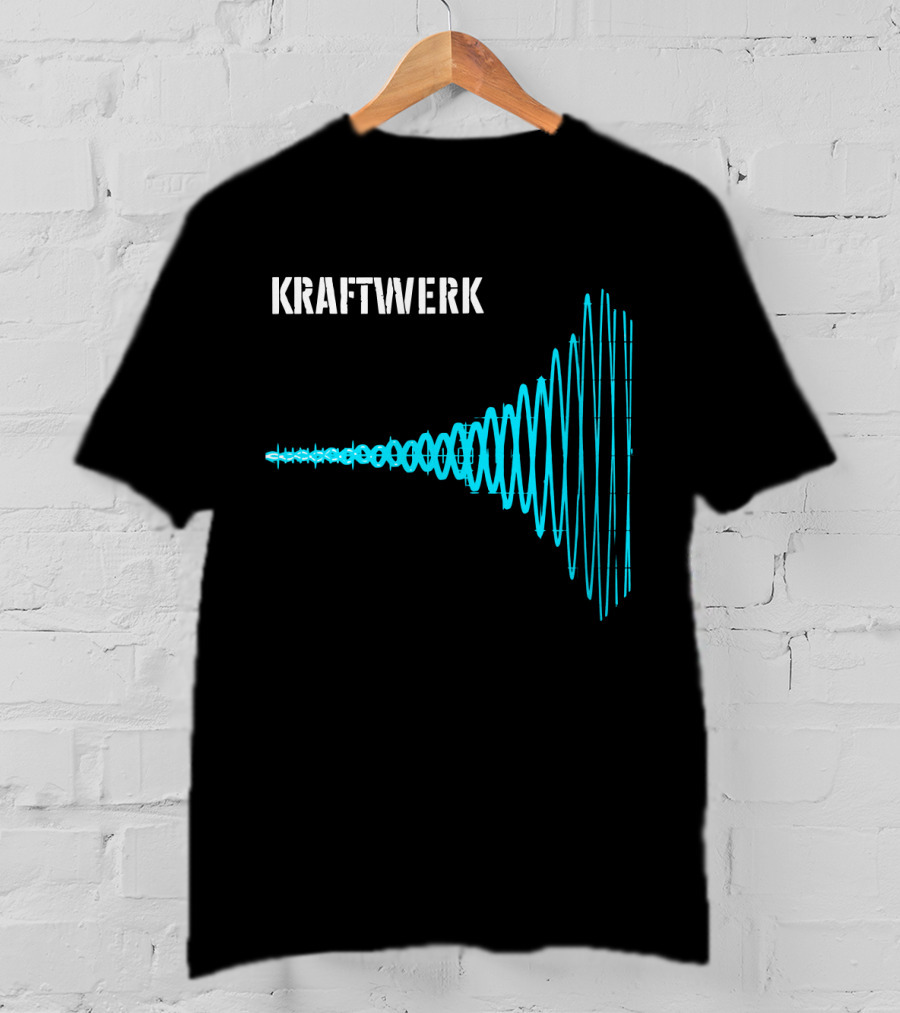 Kraftwerk Blue Sound Waves T-Shirt
