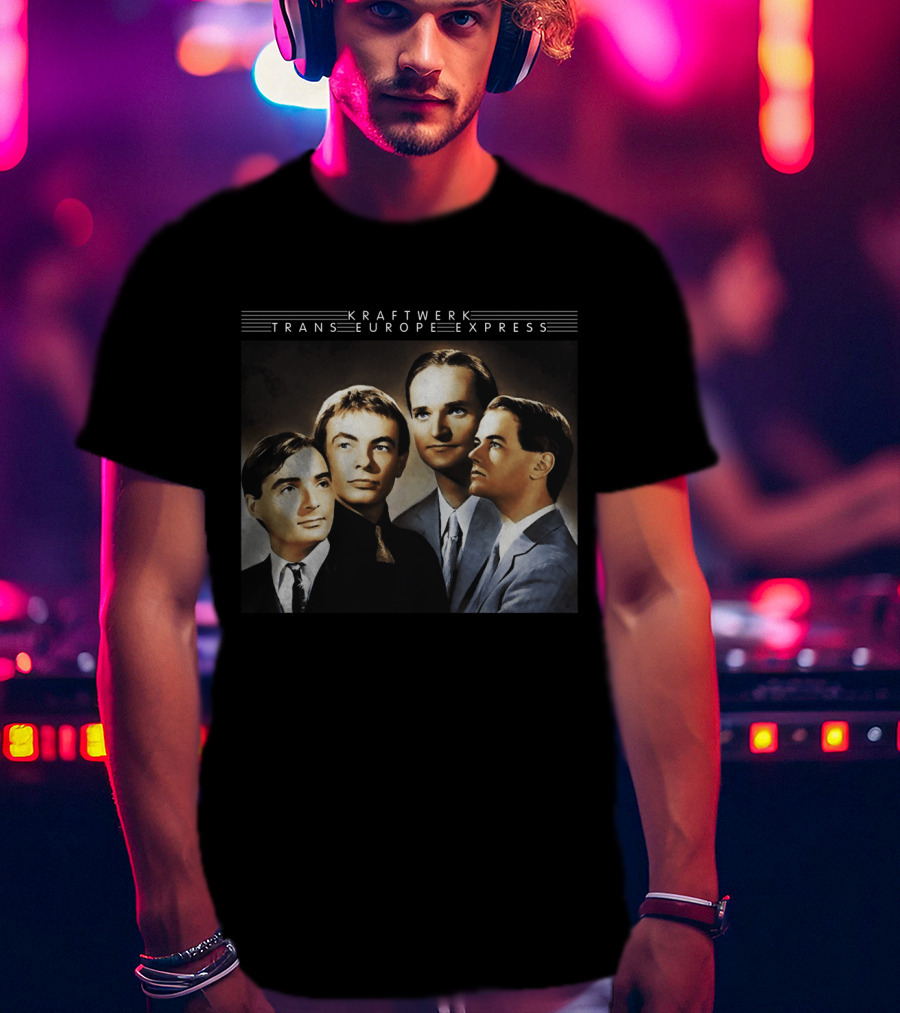 Kraftwerk Trans Europe Express Album Cover Artwork T-Shirt