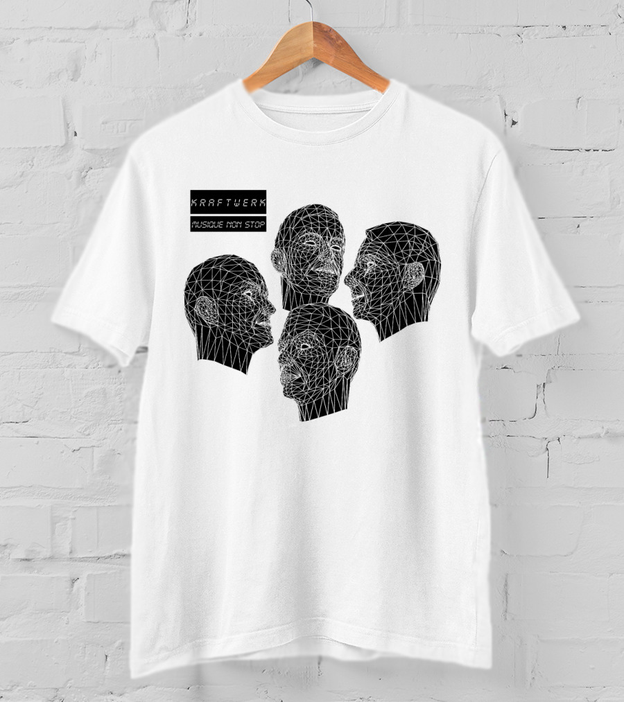Kraftwerk Musique Non Stop Geometric Faces T-Shirt