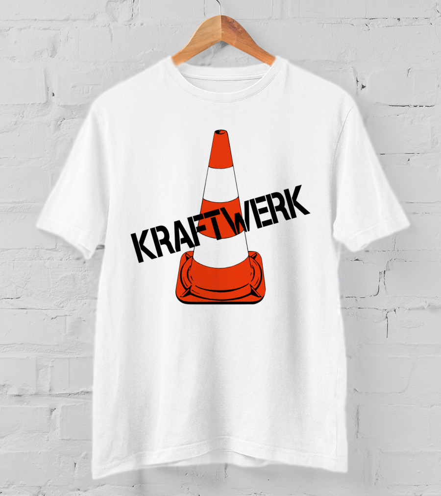 Kraftwerk Highway Traffic Cone Retro T-Shirt