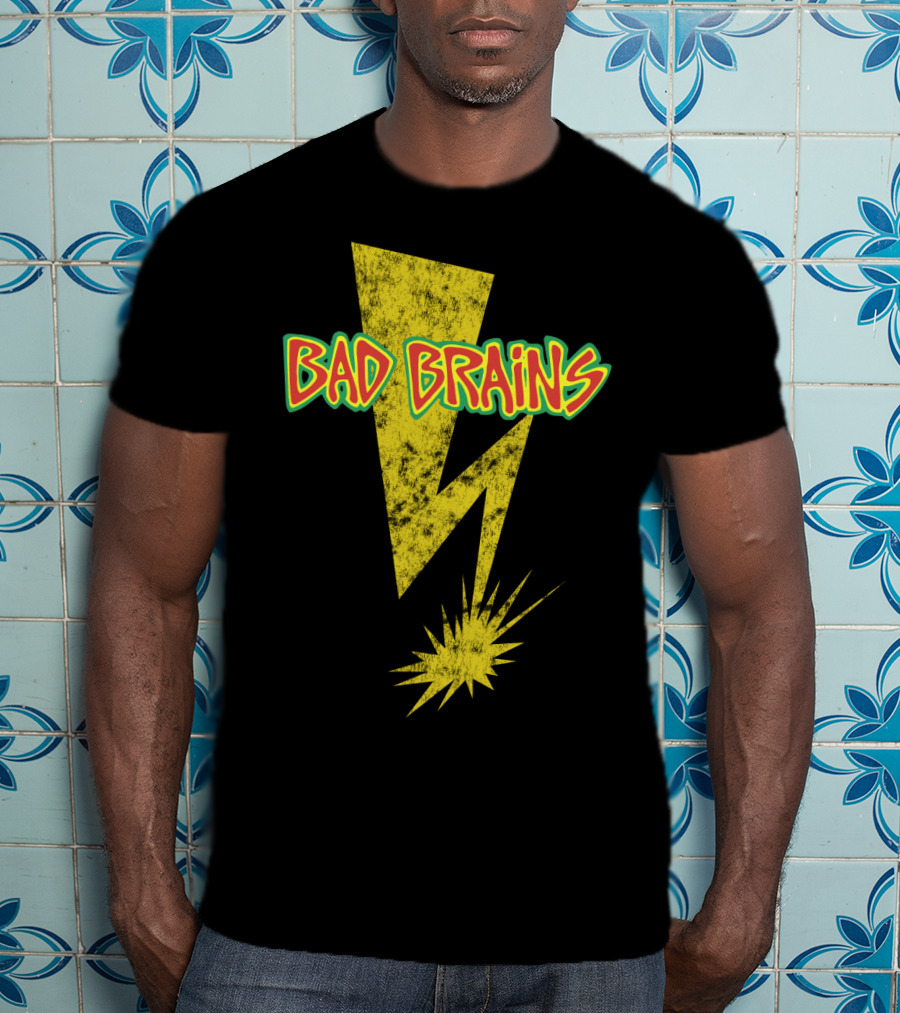 Bad Brains Yellow Lightning Bolt T-Shirt