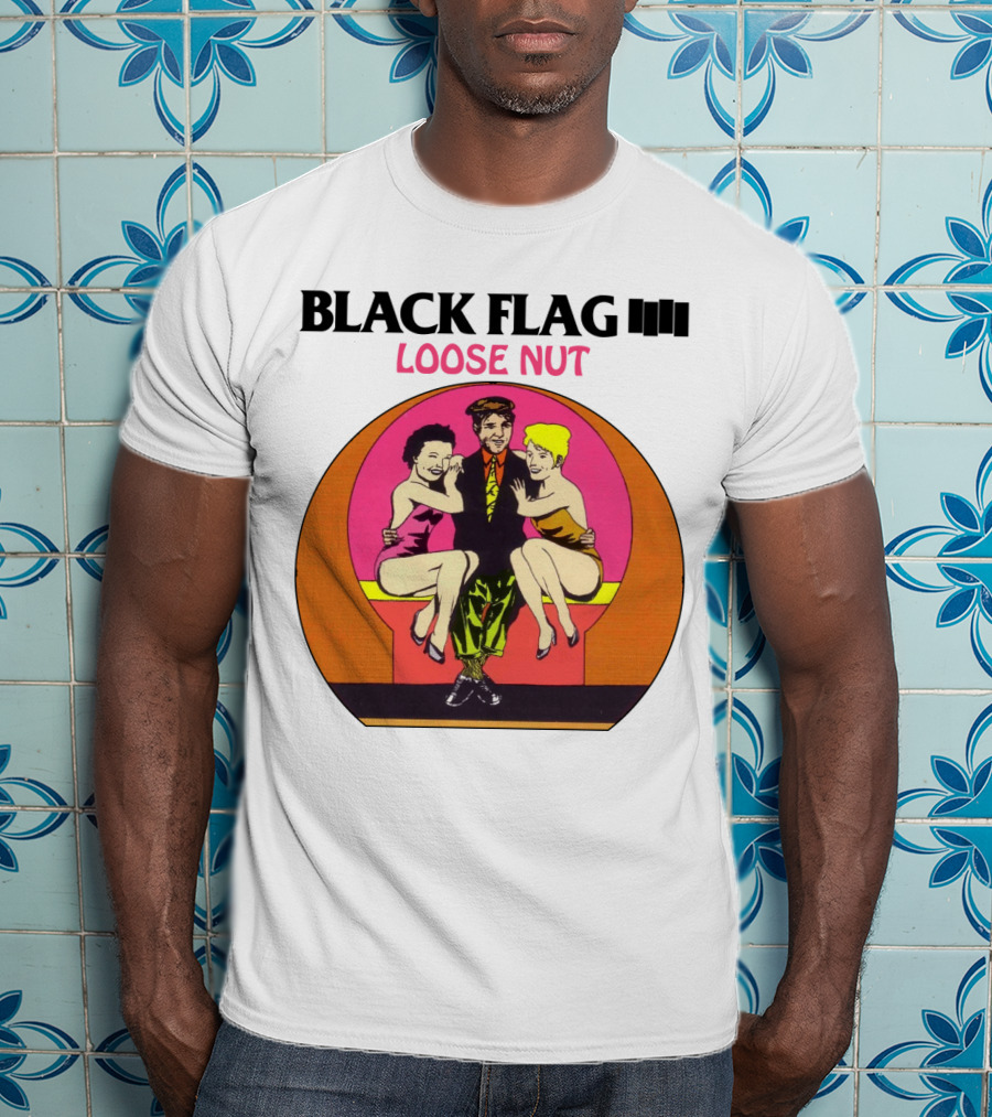 Black Flag Loose Nut Album Cover Art T-Shirt