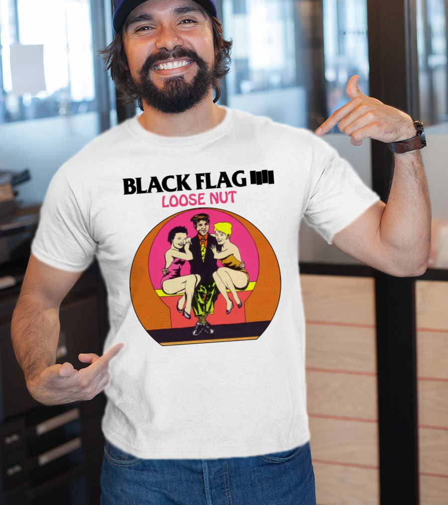Black Flag Loose Nut Album Cover Art T-Shirt