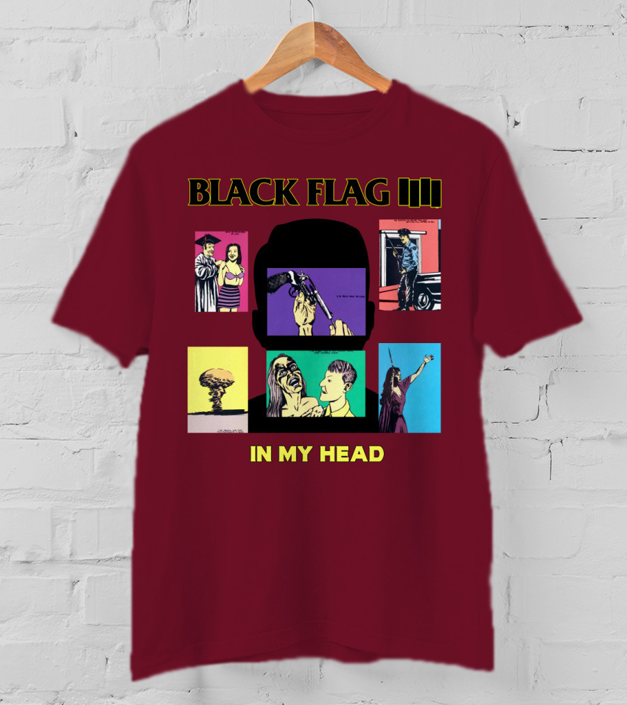Black Flag Iiii In My Head T-Shirt