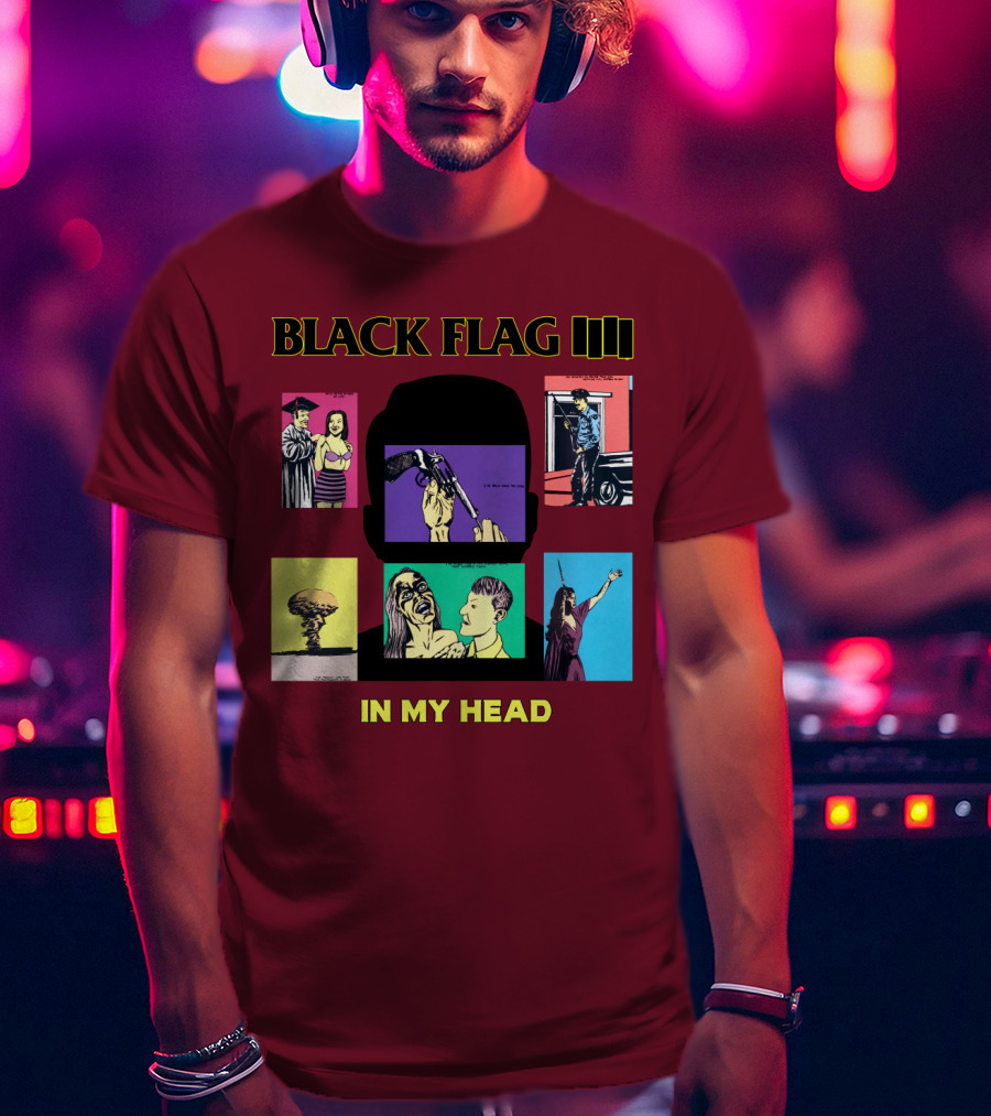 Black Flag Iiii In My Head T-Shirt