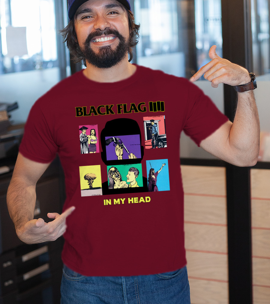 Black Flag Iiii In My Head T-Shirt