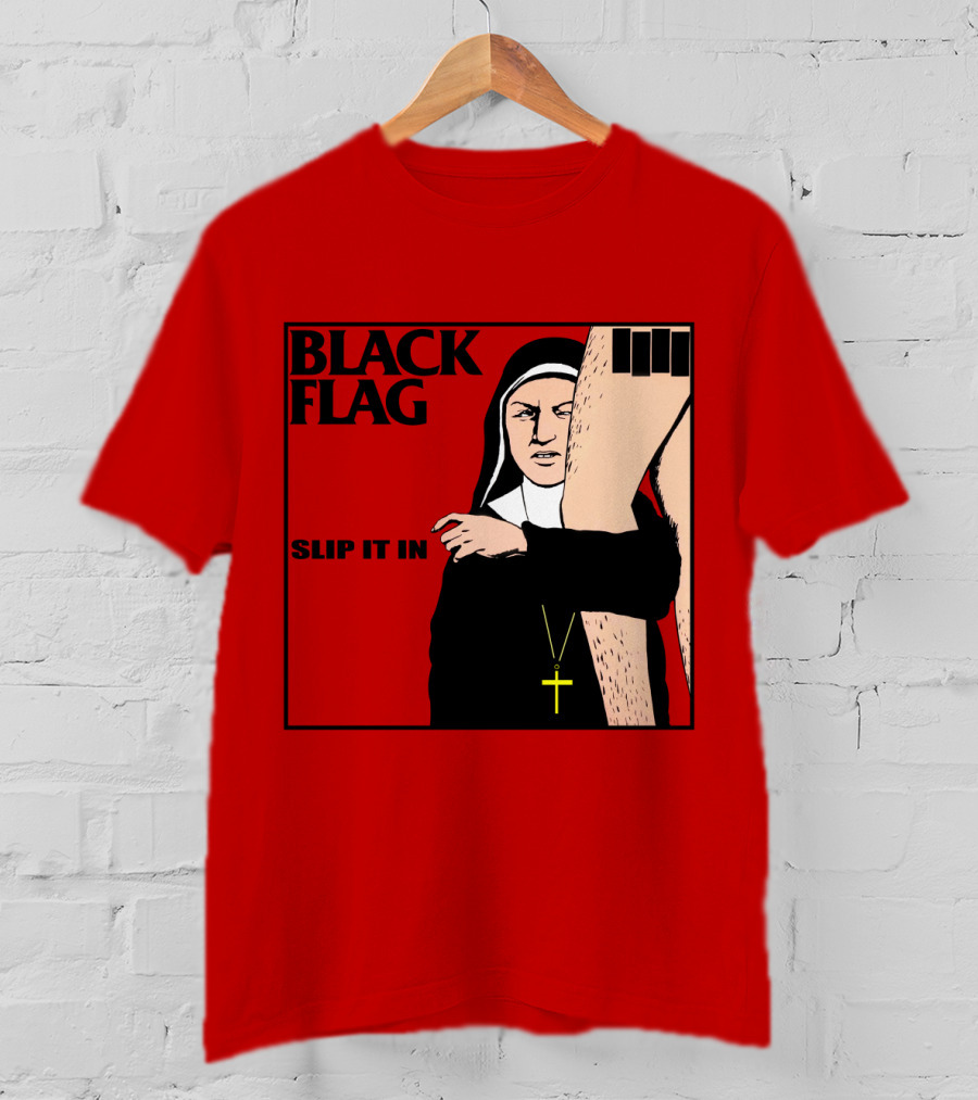 Black Flag Slip It In Album Cover T-Shirt