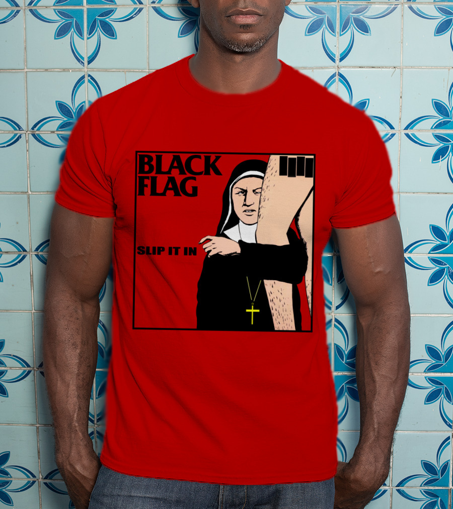Black Flag Slip It In Album Cover T-Shirt