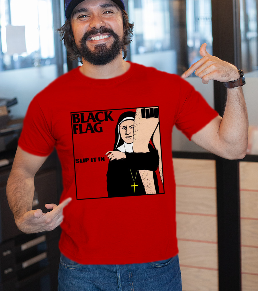 Black Flag Slip It In Album Cover T-Shirt