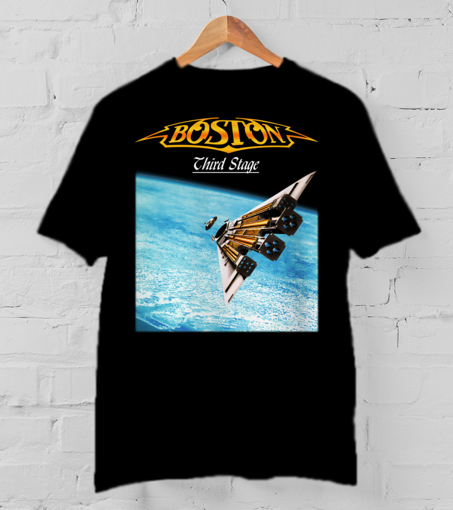 Boston Third Stage Spaceship Album Cover T-Shirt