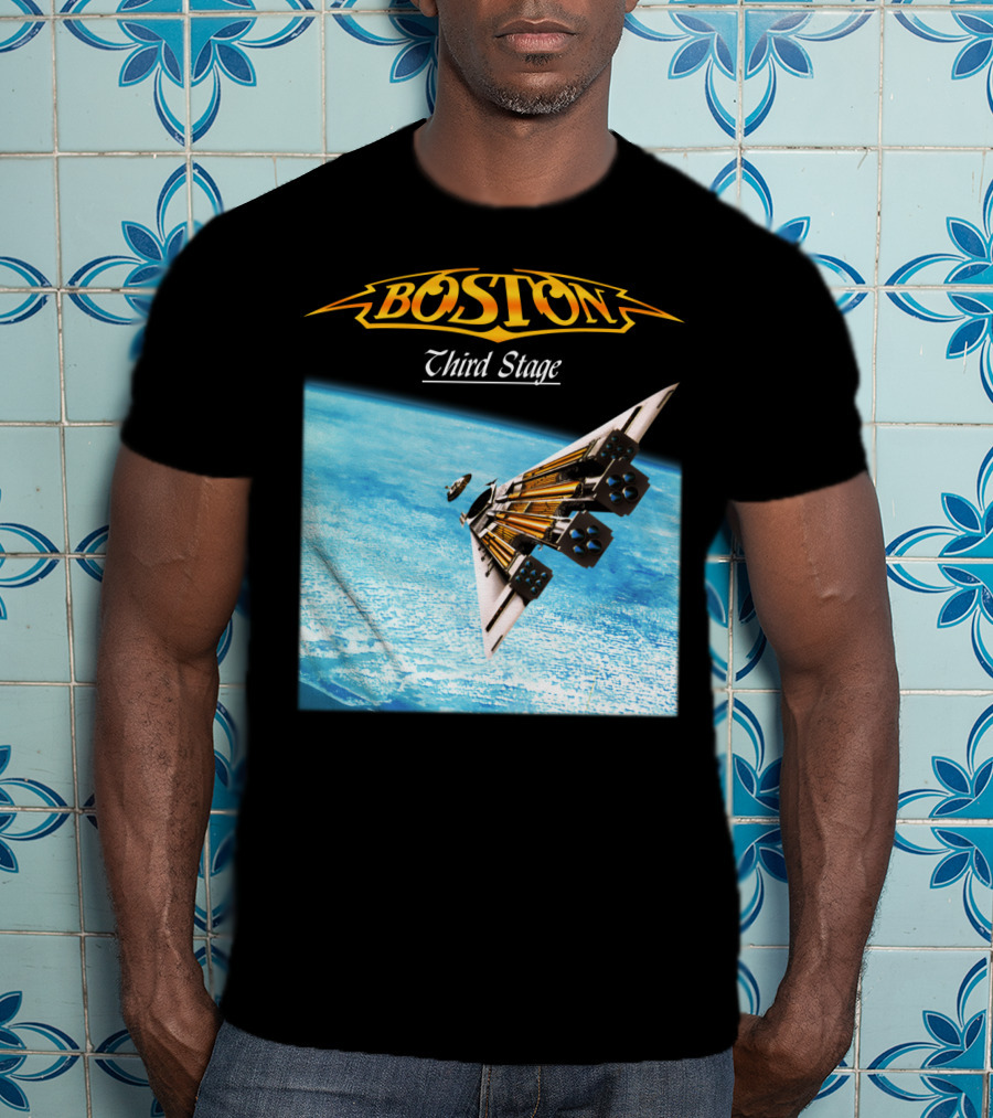 Boston Third Stage Spaceship Album Cover T-Shirt