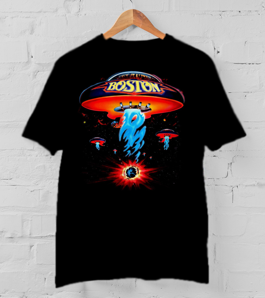 Boston Spaceship Imagery Bt 08 Earth Explosion T-Shirt