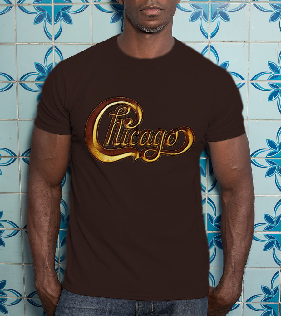 Chicago Gold Script T-Shirt