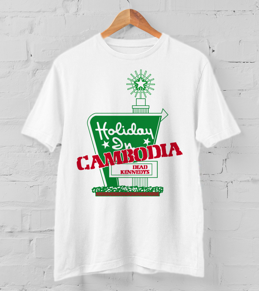 Holiday In Cambodia Dead Kennedys Iconic Sign T-Shirt
