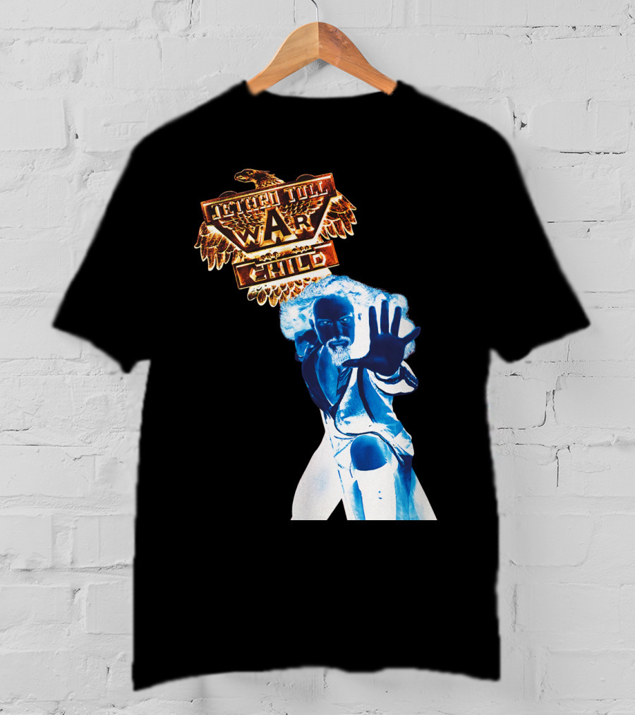 Jethro Tull War Child Blue Figure Eagle T-Shirt