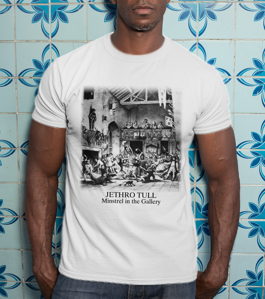 Jethro Tull Minstrel In The Gallery Medieval Scene Gathering T-Shirt