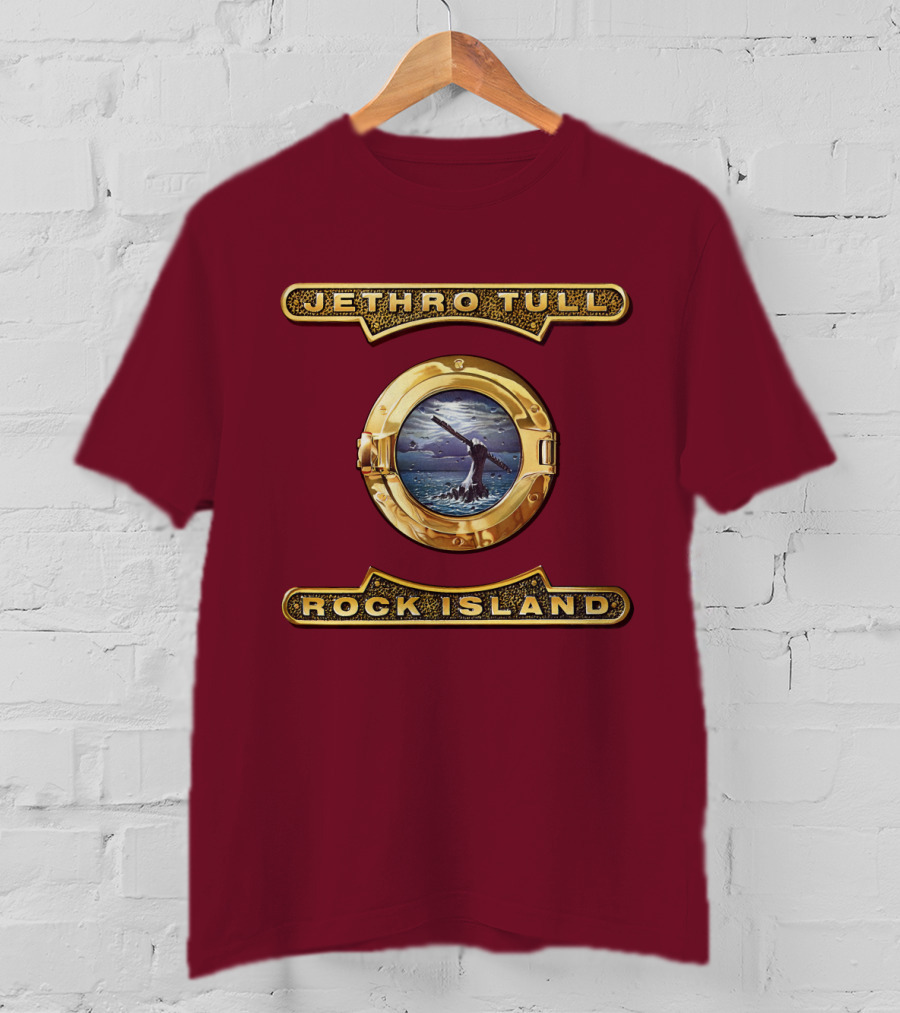 Jethro Tull Rock Island Porthole Album Cover T-Shirt