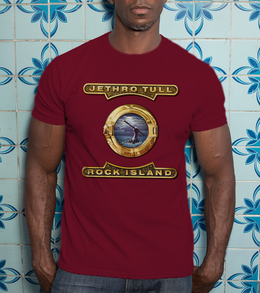 Jethro Tull Rock Island Porthole Album Cover T-Shirt