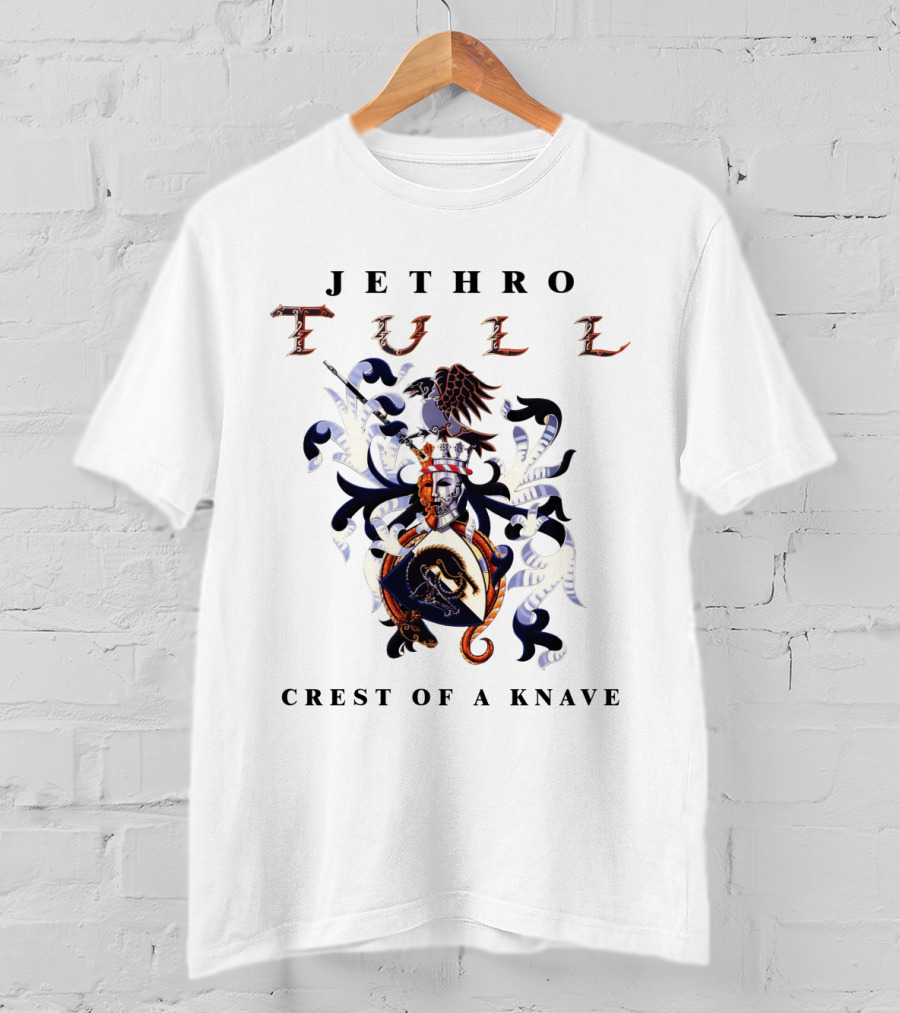 Jethro Tull Crest Of A Knave Detailed Coat Of Arms T-Shirt