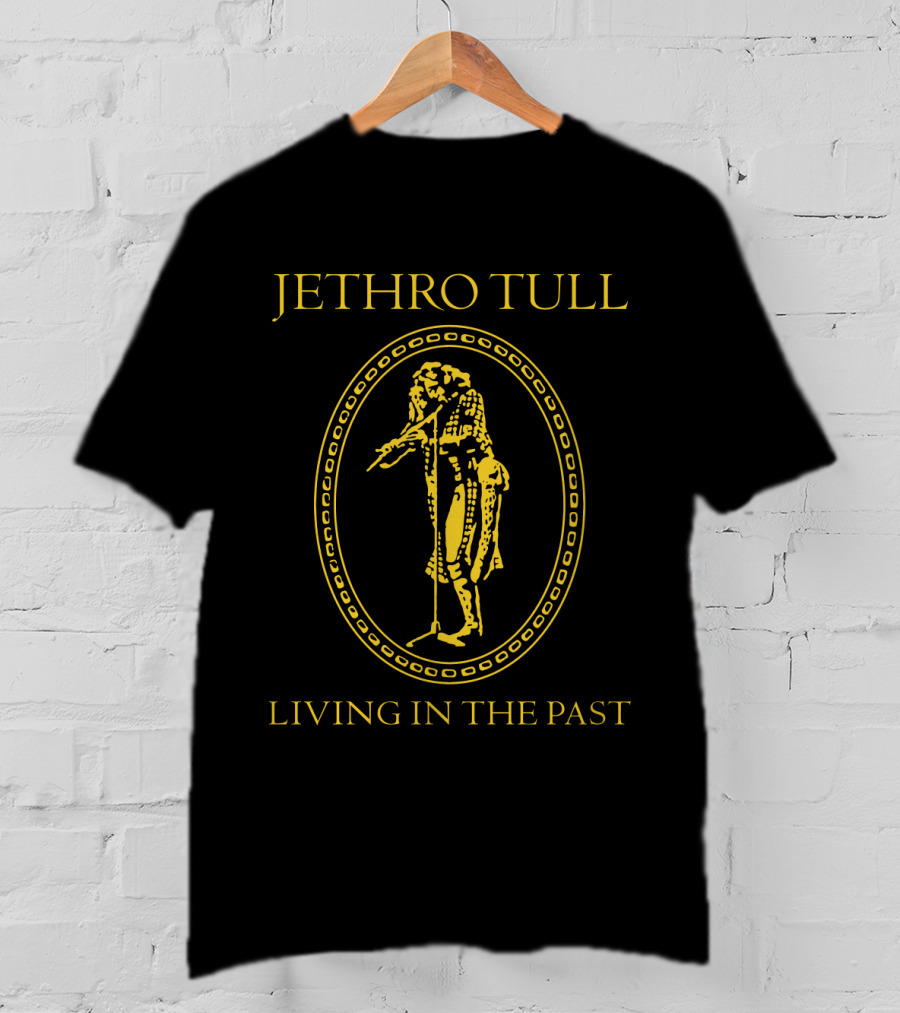 Jethro Tull Living In The Past Vintage Gold Album T-Shirt