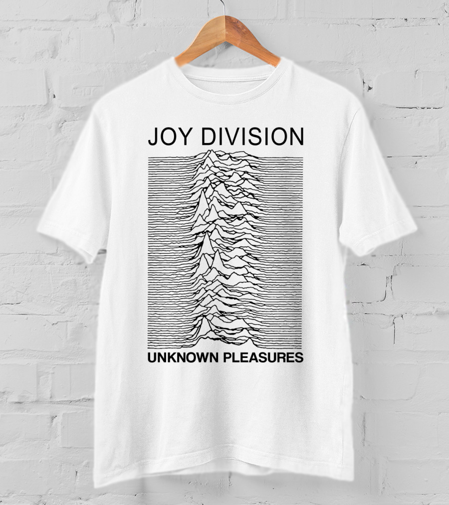 Joy Division Unknown Pleasures Album Cover T-Shirt