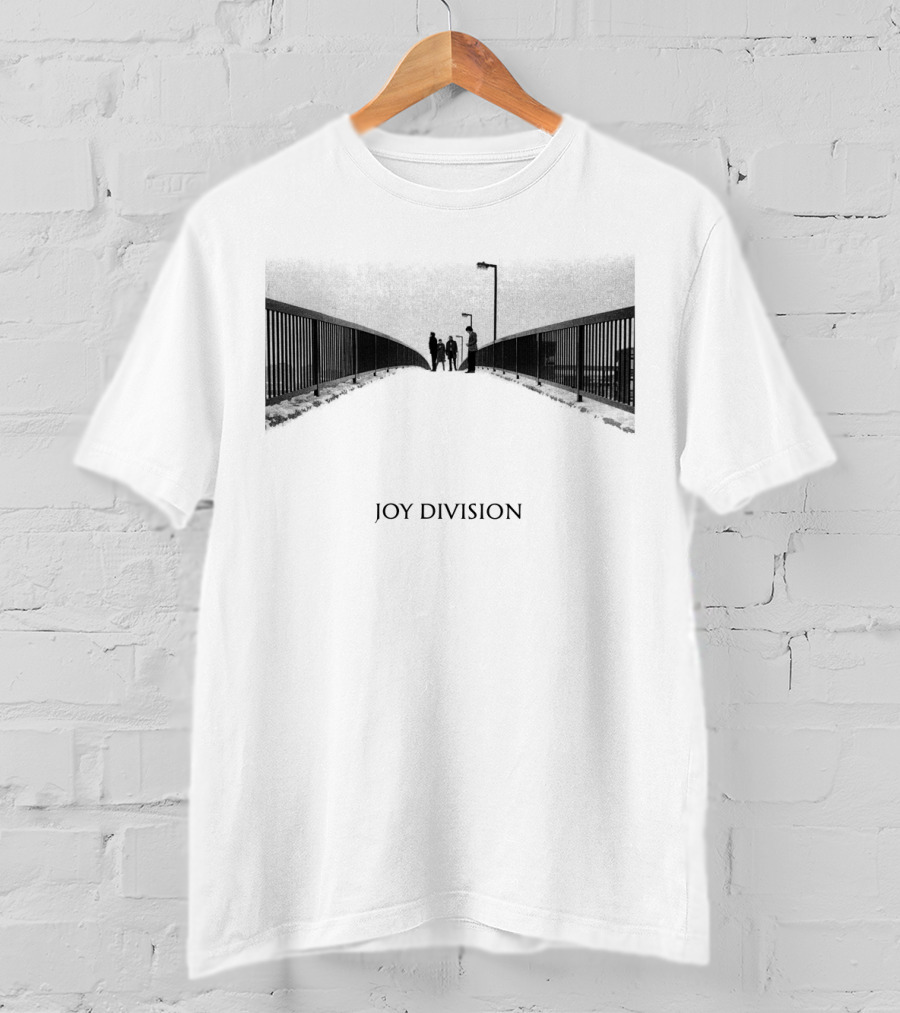 Joy Division Unknown Pleasures Bridge Scene T-Shirt