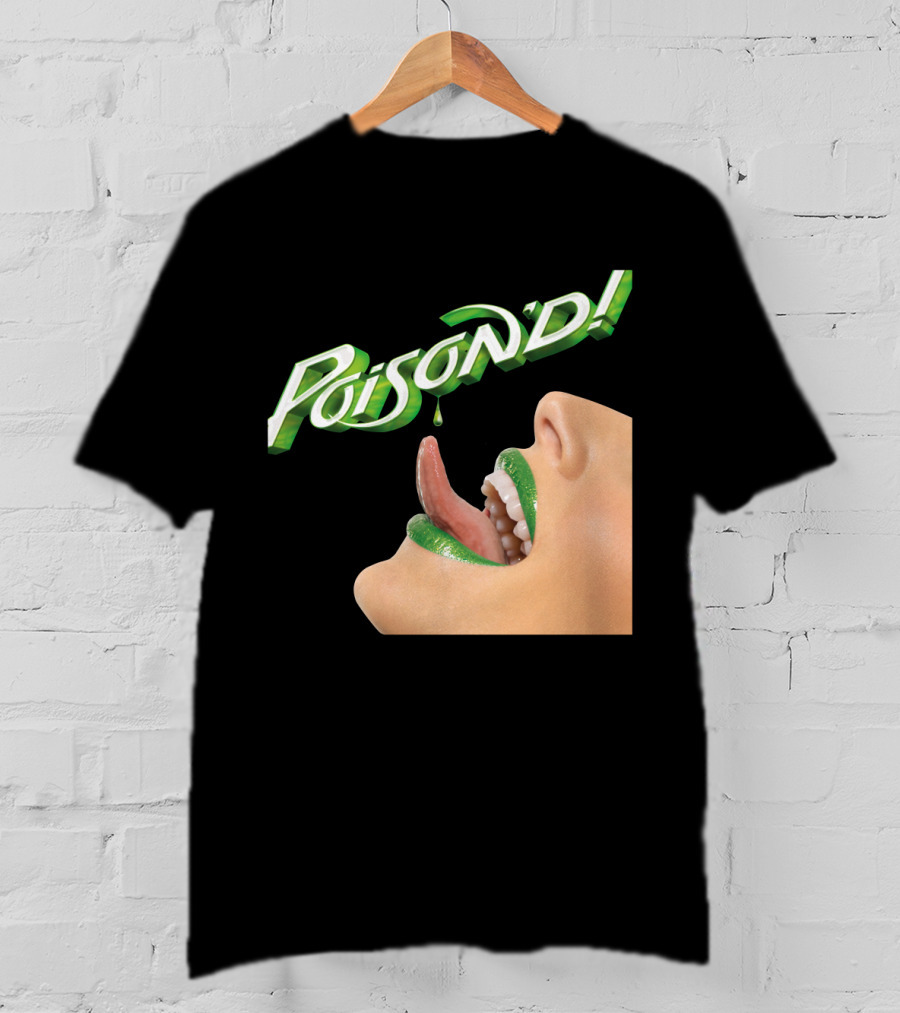 Poison'd Licking Green Lips T-Shirt