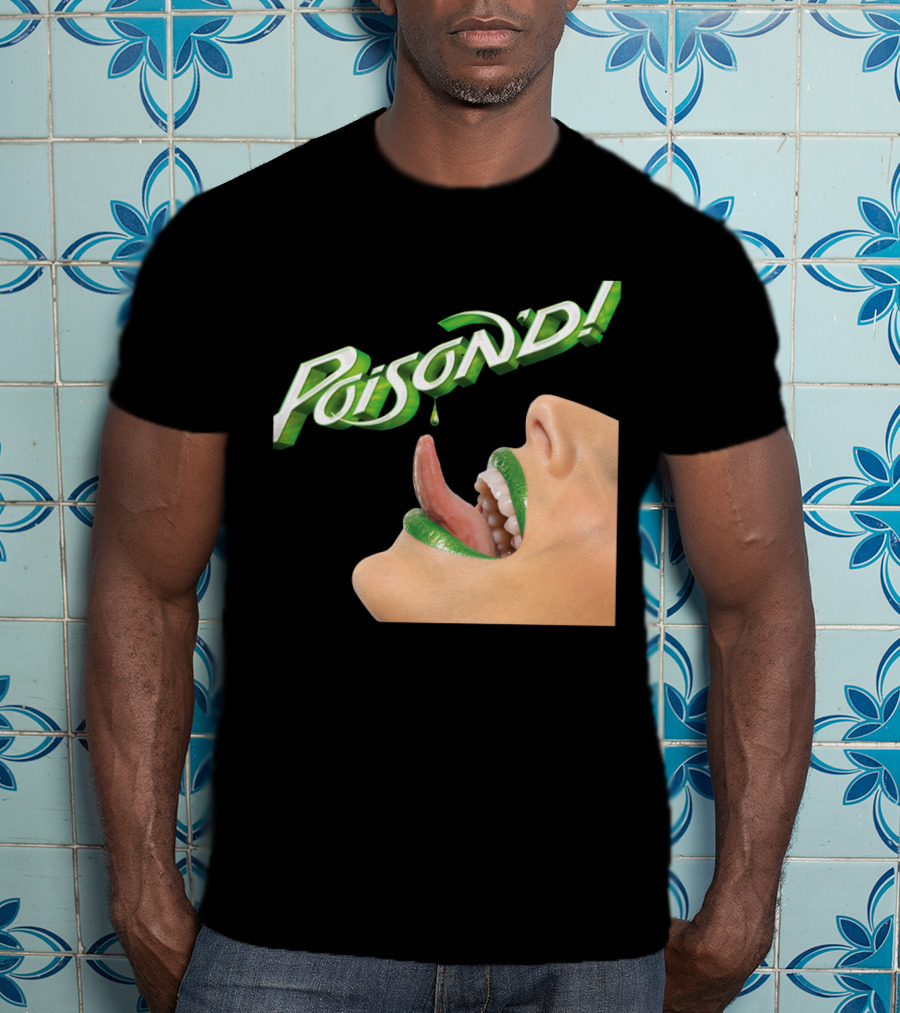 Poison'd Licking Green Lips T-Shirt