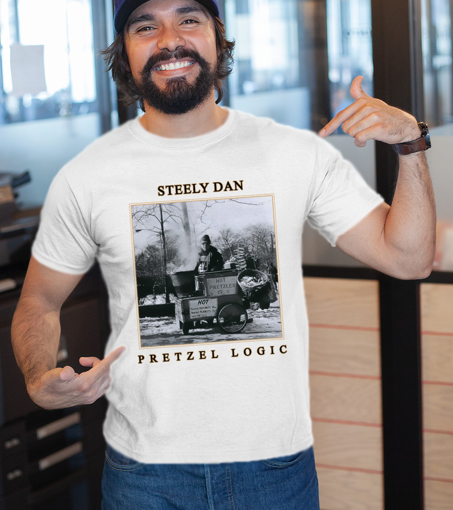 Steely Dan Pretzel Logic Hot Pretzels 15 Cents T-Shirt