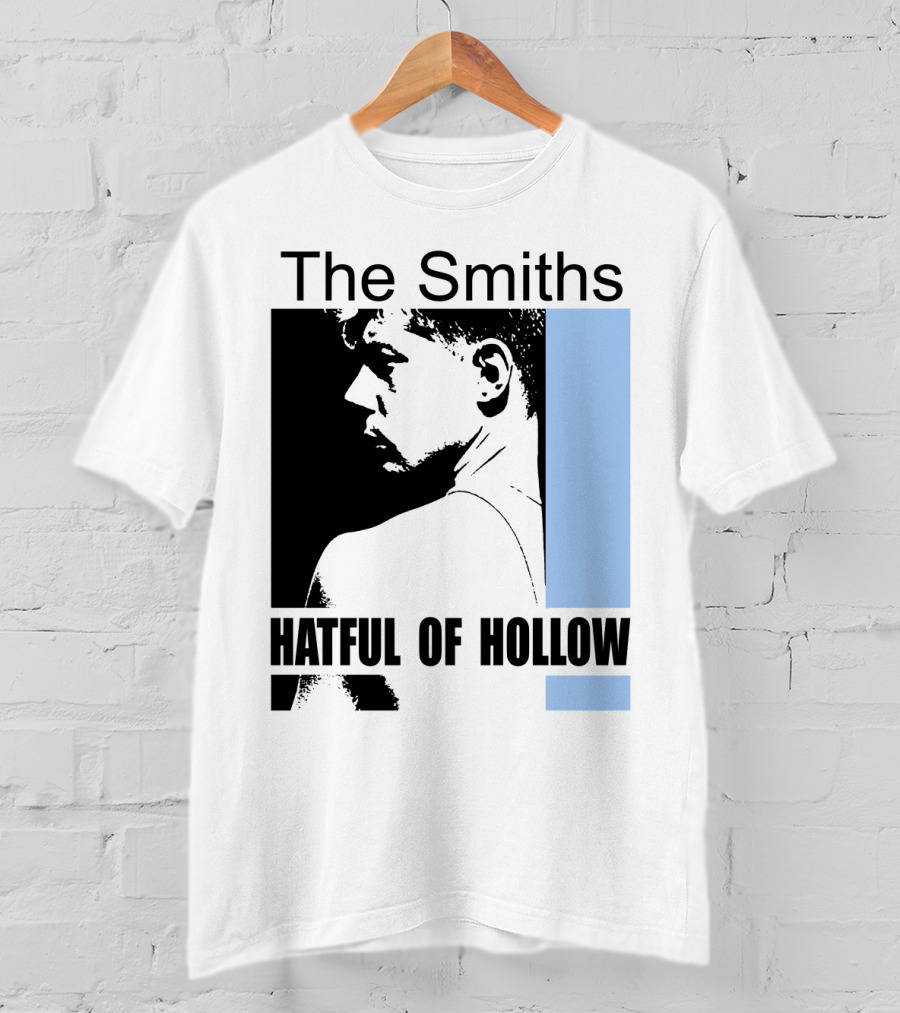 The Smiths Hatful Of Hollow Album Cover Art Black And Blue Silhouette T-Shirt
