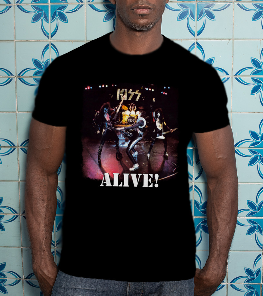 Kiss Alive! Concert Performance Scene T-Shirt