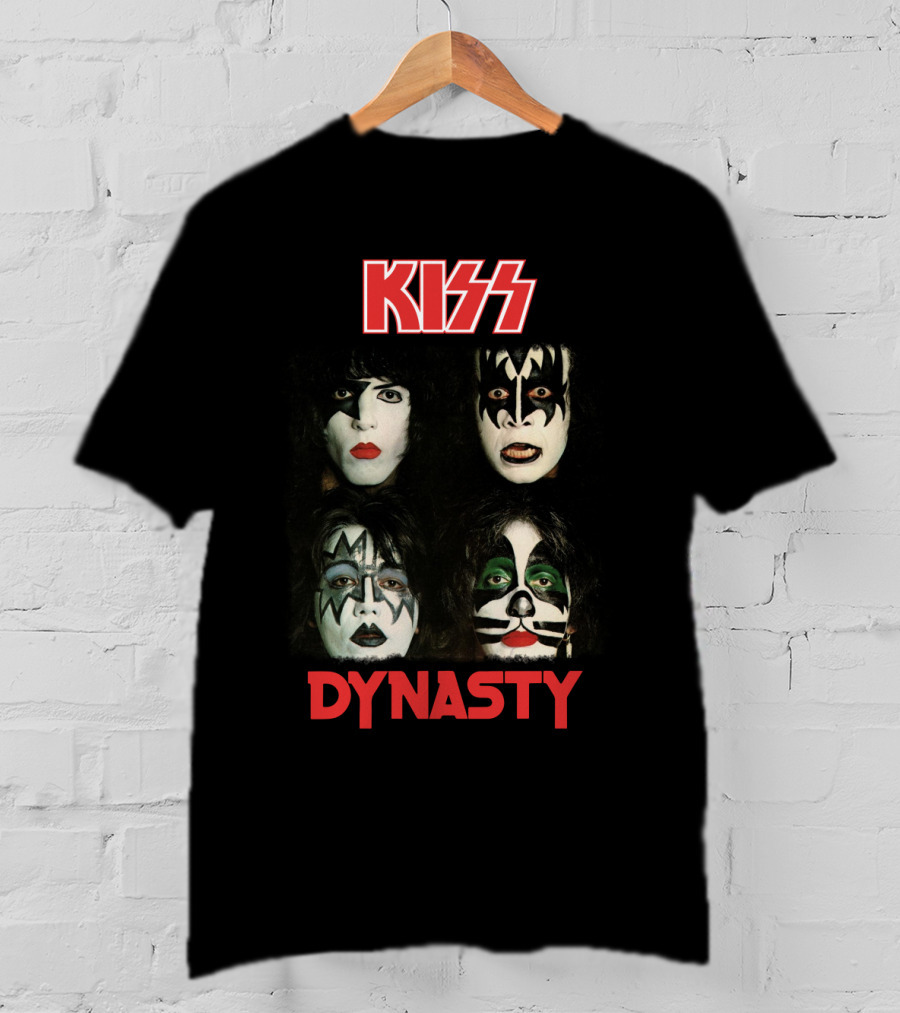 Kiss Dynasty Album Cover Art Face Paint Portraits T-Shirt