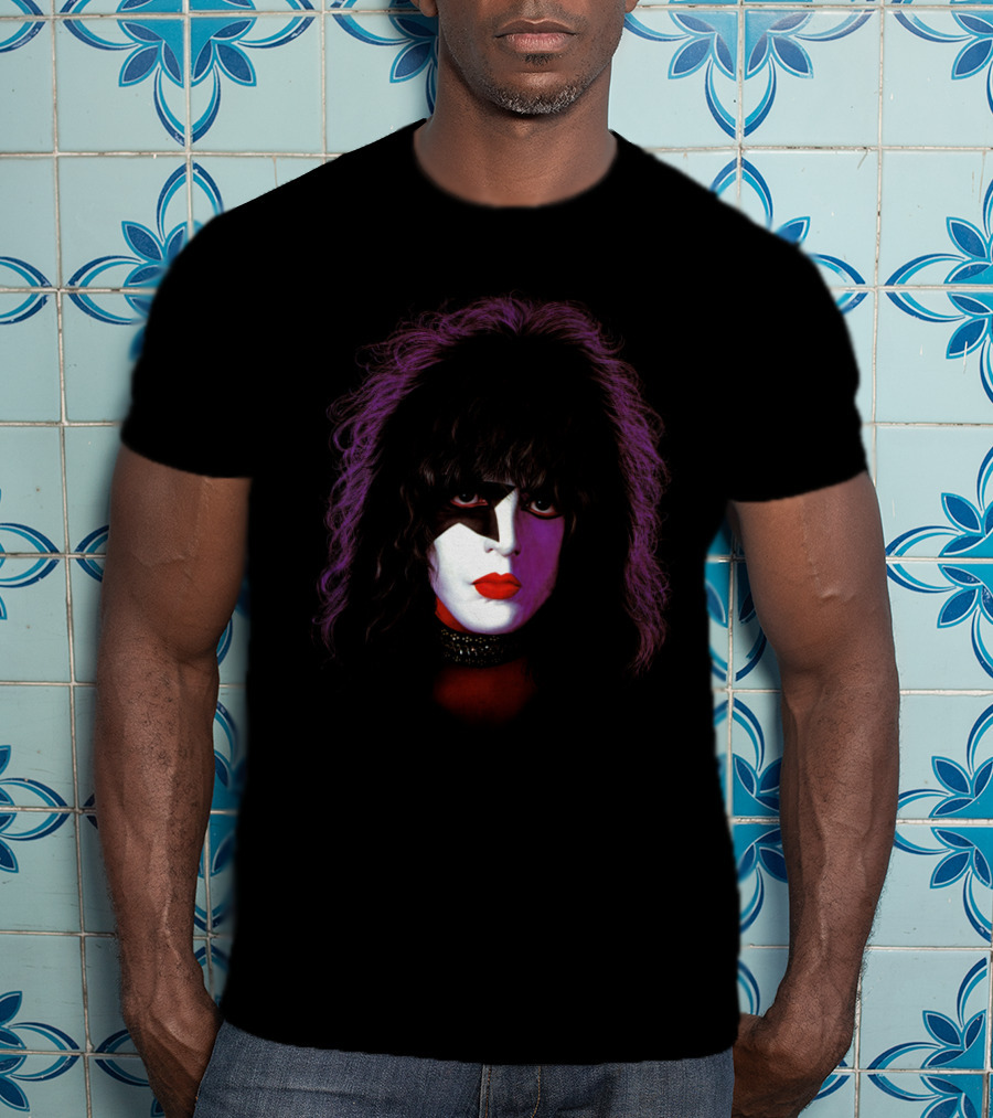 Ki (34) Paul Stanley Starchild Makeup Face T-Shirt