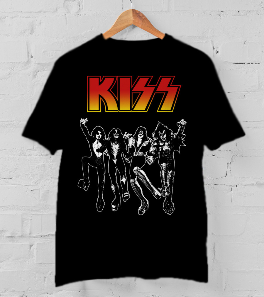 Kiss Band Iconic Members T-Shirt