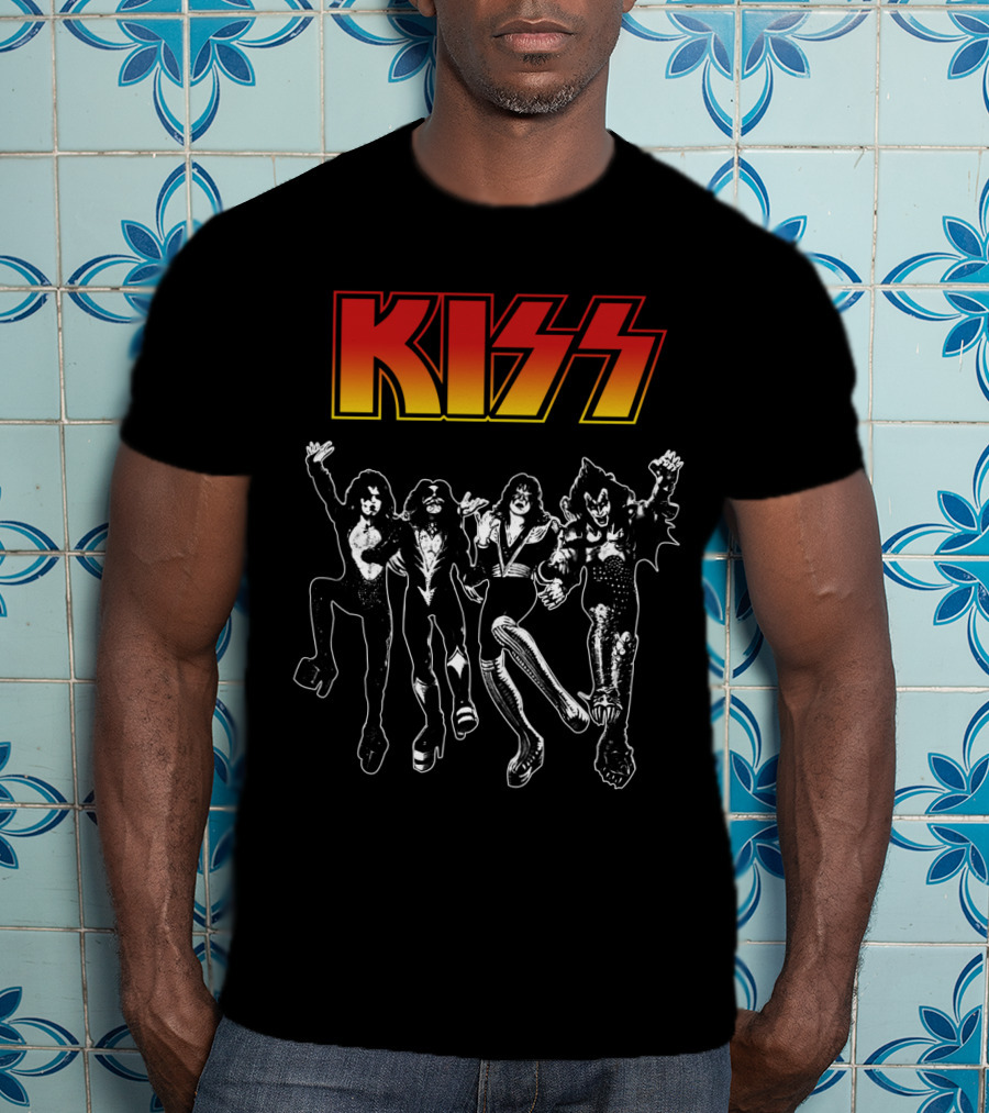 Kiss Band Iconic Members T-Shirt
