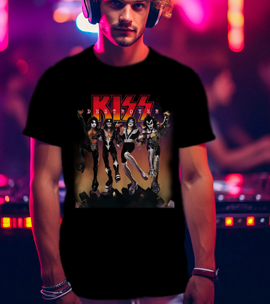 Kiss Destroyer Album Cover Art T-Shirt