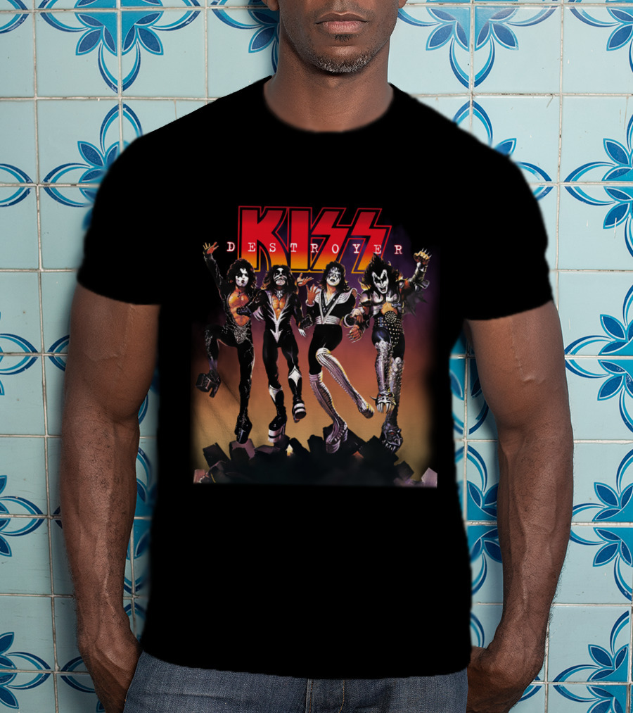 Kiss Destroyer Album Cover Art T-Shirt