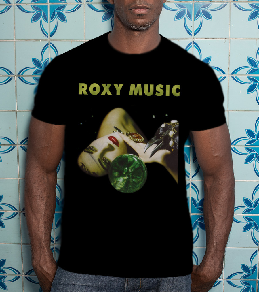 Roxy Music Vintage Album Cover Art T-Shirt