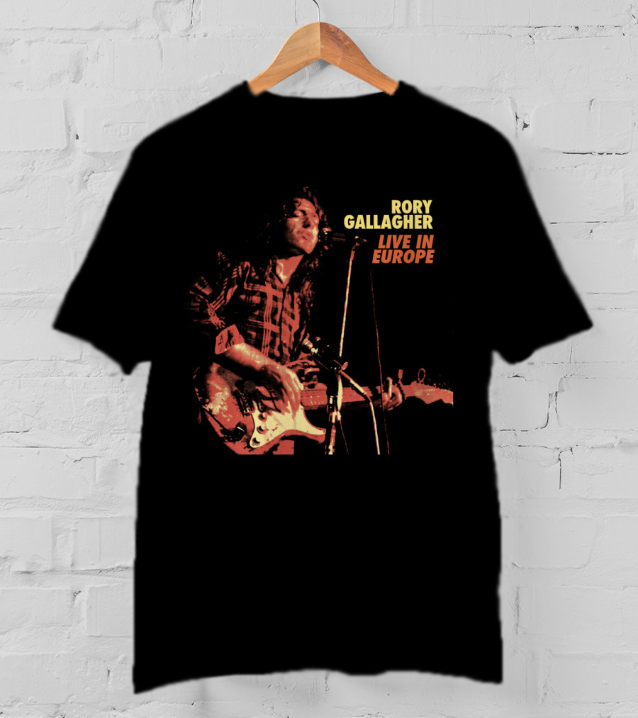 Rory Gallagher Live In Europe T-Shirt