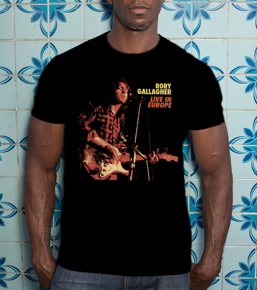 Rory Gallagher Live In Europe T-Shirt