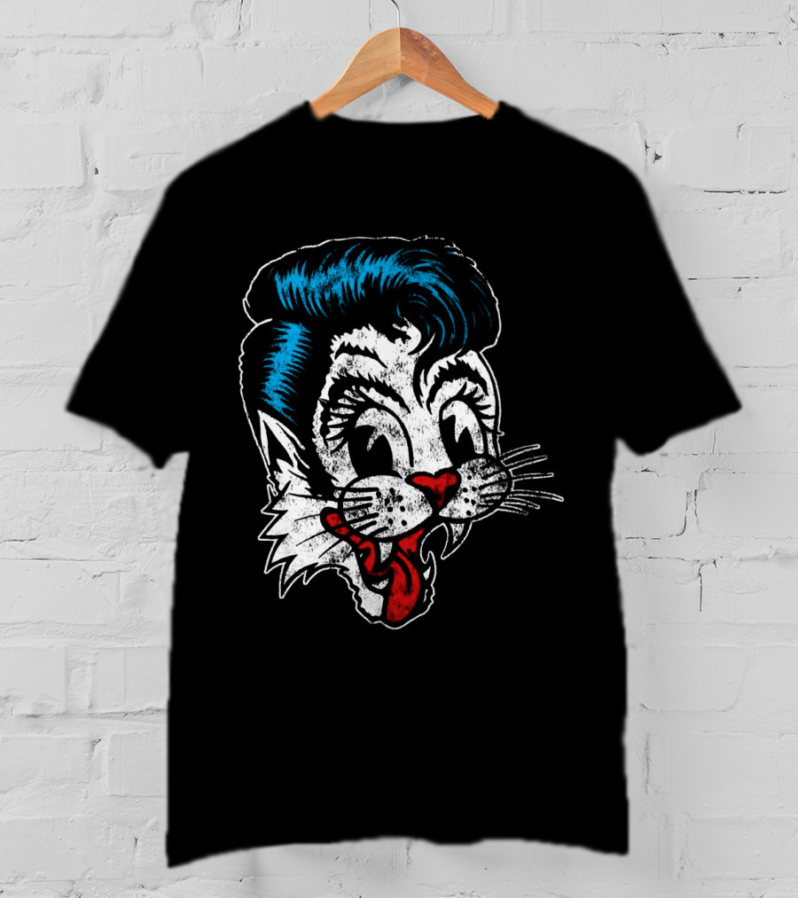 Rockabilly Cat T-Shirt