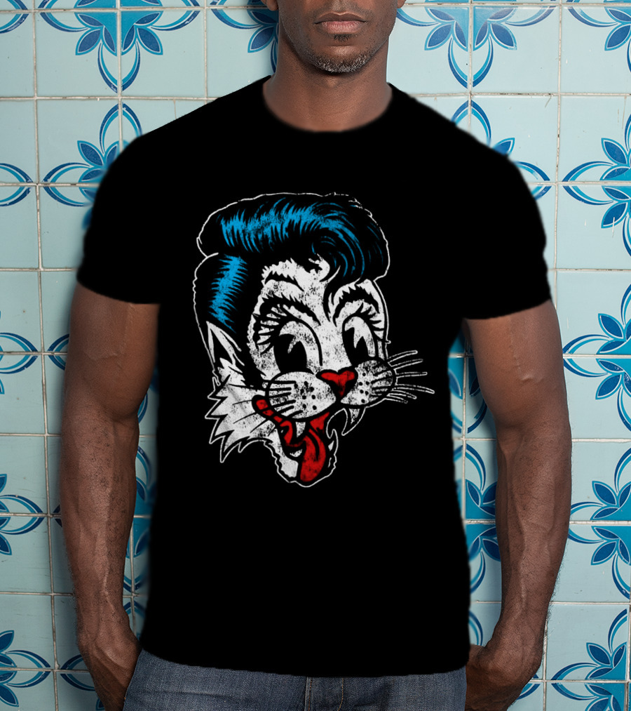 Rockabilly Cat T-Shirt