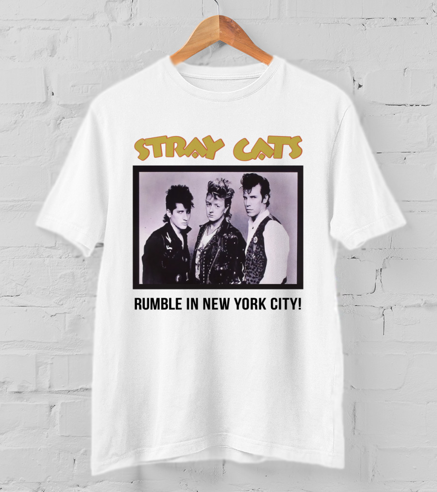Stray Cats Rumble In New York City T-Shirt